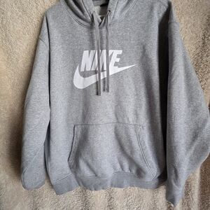 Nike Men's Heather Gray Hoodie